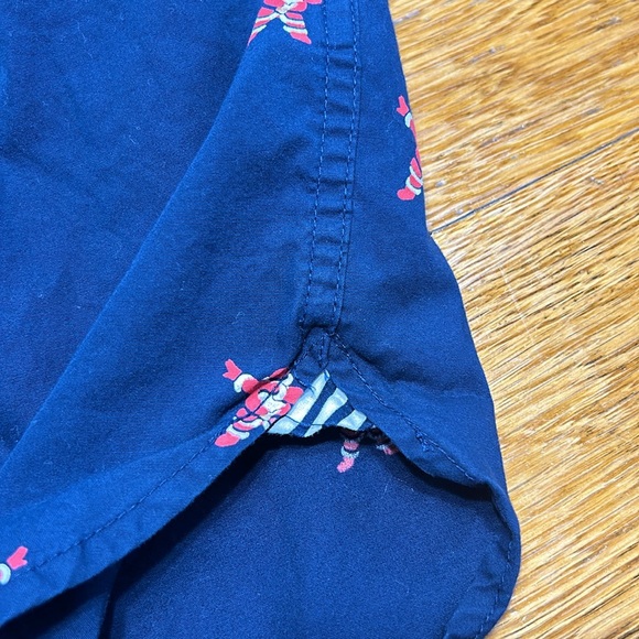 Denim and Flower Ricky Singh blue button up with Santa doing the Dap. Size 5/6 - Picture 5 of 11